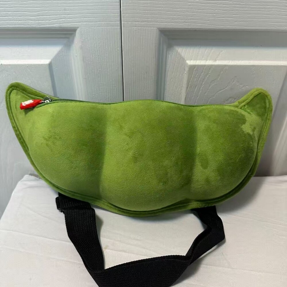 Small Crossbody Bag Funny Pea Shaped Shoulder Bag Lightweight Chest Bag Cute - Picture 8 of 8